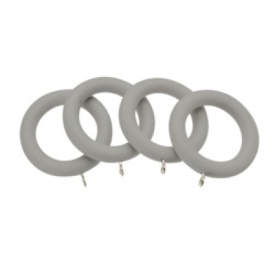Woodside Wood Pole Rings M/Grey Pack 4 28mm