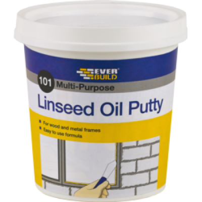 Linseed Oil Putty Brown Tub