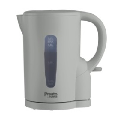 Presto 1.7L Electric Kettle Grey 2200w