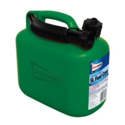 Streetwize Unleaded Fuel Can Green 5L
