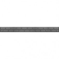Grey Ultra Curve Border Bricks 15cm
