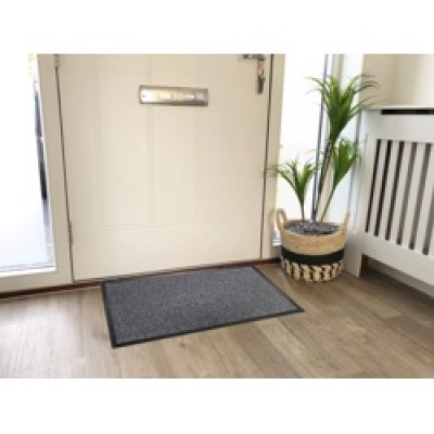 Groundsman Dirt Guard Cotton Barrier Mat Light Grey 50 x 80c