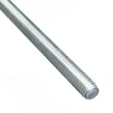 Smiths Ironmong Zinc Plated Threaded Rod M8x1m