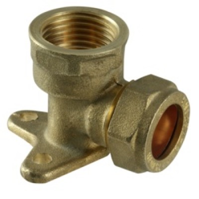 Tap Wall Plate Elbow 15x1/2