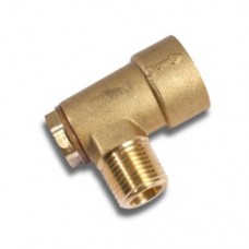 Securplumb Brass Angle Bayonet Socket 1/2
