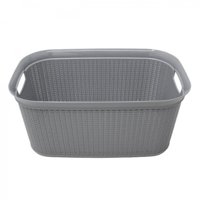 Loop 38L Laundry Basket - Grey