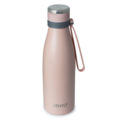 Casa & Casa Zenith Stainless Steel Water Bottle Peach