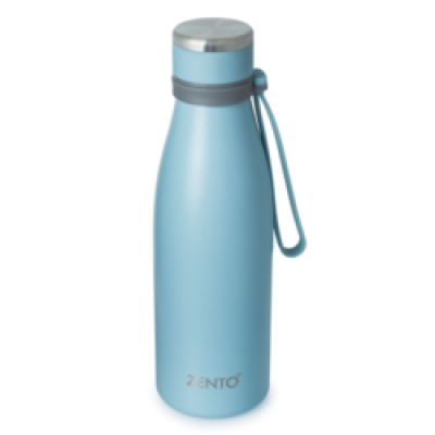 Casa & Casa Zenith Stainless Steel Water Bottle Blue