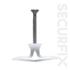 Securfix Medium Duty Plasterboard Plugs With Screws 10 Pack