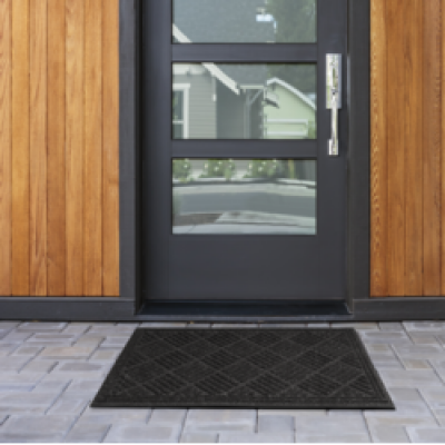 Groundsman Recycled H/Weaing Mat Anthracite 45x75