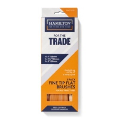 Hamilton 3pc Fine Tip Brushes
