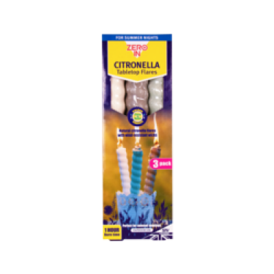 TableTop Citronella Flares 3 Pack
