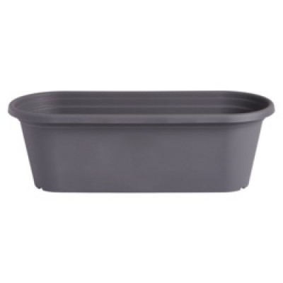 Clever Plant Pot Trough Charcoal 50cm