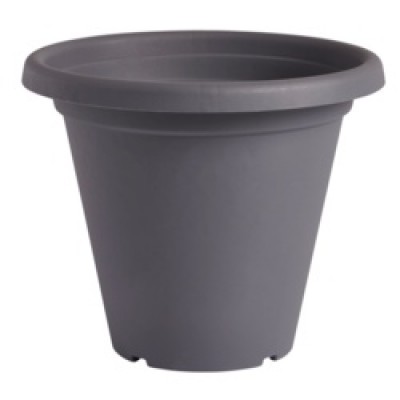 Clever Round Plant Pot Charc 19/20cm