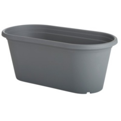 Clever Plant Pot Trough Charcoal 60cm