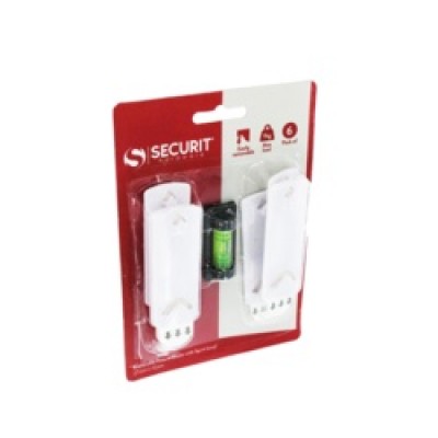 Removable P/Hook Wht & Spirit Level Pk