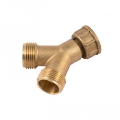 Securplumb Brass Y-Piece Connector 3/4