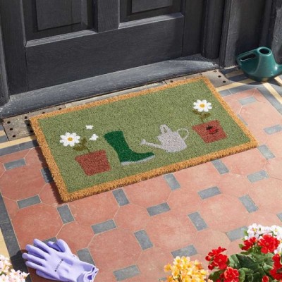 Flower Pots Decoir Mat 45x75cm