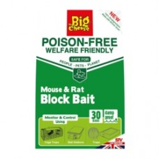 The Big Cheese Mouse Rat Block Bait Poison Free 30x10g
