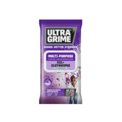 M/Purp Pomelo ClothWipes 40PK XXL