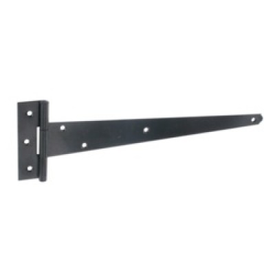Securit Tee Hinges Light Black (Pair) 300mm (12
