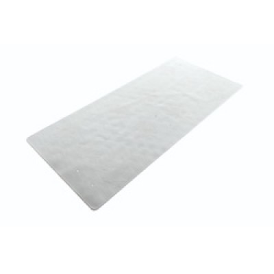 Blue Canyon Rubber Bath Mat Extra Long White