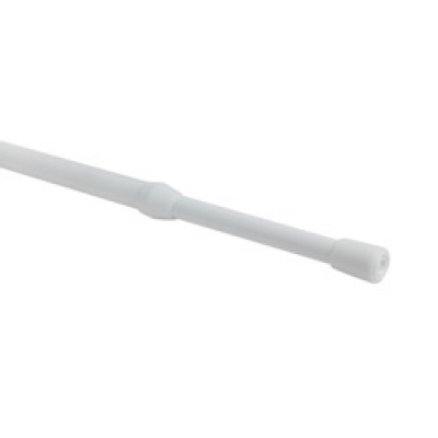 Woodside Extendable Metal Tension Rod White 100-150cm 10-13m