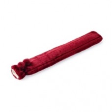 Long Hot Water Bottle Burgundy