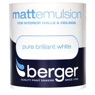Berger Emulsion Matt PBW 1Ltr