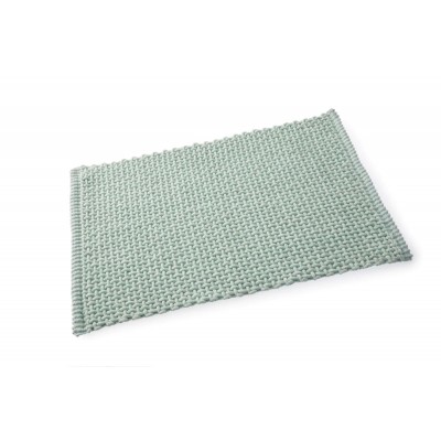 Microfibre Loop Bath Mat Mint Green