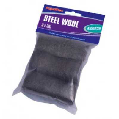 Steel Wool Assorted 3pack