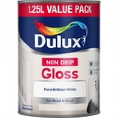 Dulux Non Drip Gloss PBW 1.25Ltr