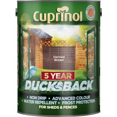 Ducksback Harvest Brown 5Ltr