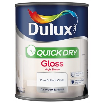 Dulux Gloss QD PBW 750ml
