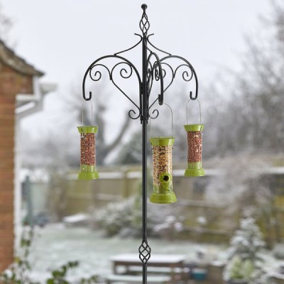 Garden Hanger Scroll Design 3 Hooks