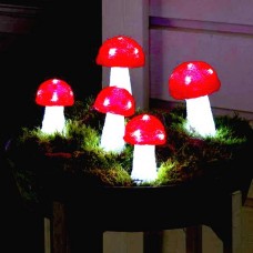 Acrylic Mushrooms Set of 5