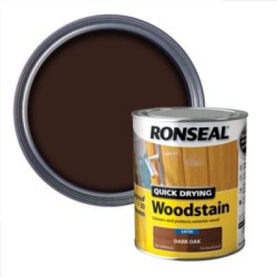 QD Woodstain Satin Dark Oak 750ML