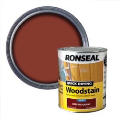 QD Woodstain Satin Dp Mahogany 750ML QD Woodstain Satin Dp Mahogany 750ML
