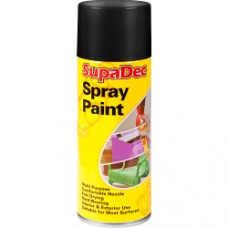 Supadec Spray Paint 400ml Matt Black 951