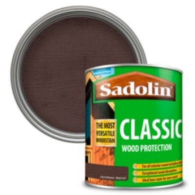 Sadolin Classic Woodstain Jacobean Walnut 1L