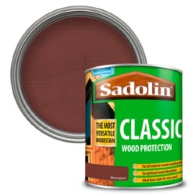 Sadolin Classic Woodstain  Mahogany 1Ltr