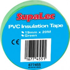Green 20 Metre Pack 10 PVC Insulation Tapes