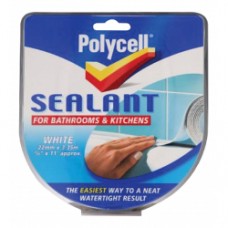 SEALANT STRIP B & K 22MM WHITE