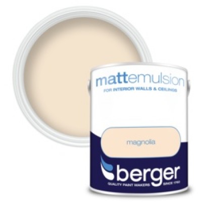 Berger Emulsion Matt Magnolia 5Ltr