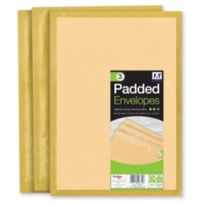 240 x 345 Padded Brown Envelopes (x4)