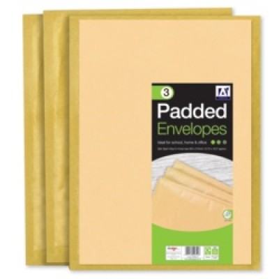 Anker Padded Brown Envelopes 370 x 480 Pack 3