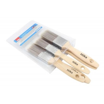 5 Piece Wooden Synthetic Bristle Paint Brushes