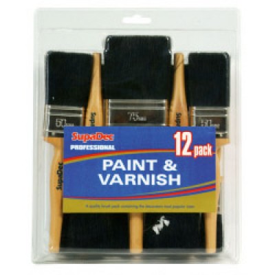 Supa Prof Paint & Varnish Set 12 Piece