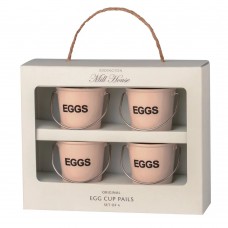 Mill House Cream Egg Cup Pails 4pc