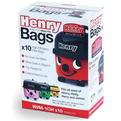 Henry Cleaner Bags - Pack of 10